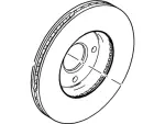 2M5Z1125AA - Brakes: Rotor for FORD Image