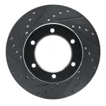 63376102L - : DFC Brake Rotor - Drilled and Slotted - Black for DYNAMIC FRICTION Image