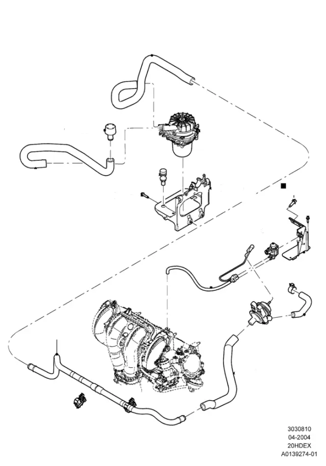 3S4Z9A486AA - Emission Control: Secondary Air Injection Pump for Ford Image