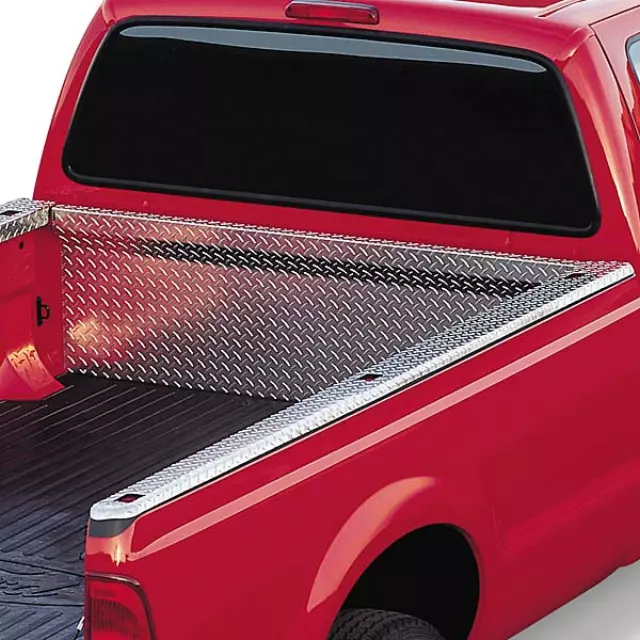 F81Z99291A40DAA - Body: Diamond Plate Molding Long Bed, w/Stake Holes for Ford: F-250 Super Duty, F-350 Super Duty, F-450 Super Duty, F-550 Super Duty Image