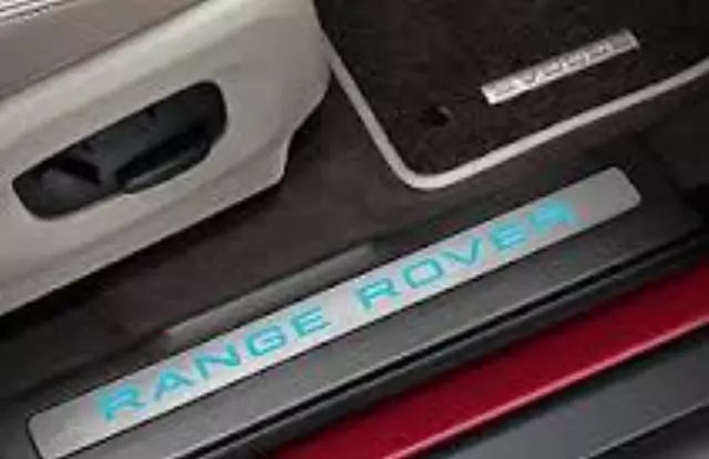 Sill Treadplates, Illuminated, Ebony - Land-Rover (VPLVS0078PVJ)