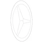 2058100018649775 - : Emblem for Mercedes-Benz Image