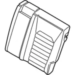 HS7Z5466601AA - Body: Seat Back Cover for Ford: Fusion, Police Responder Hybrid, SSV Plug-In Hybrid Image