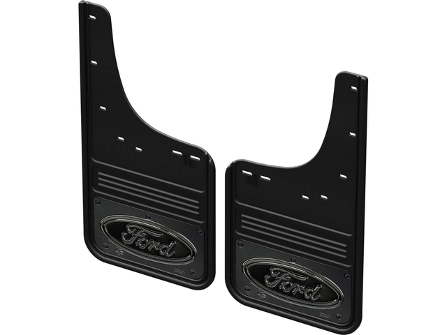VPL3Z16A550F - : Rear Pair Splash Guards With Black Ford Oval for Ford Image