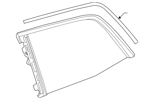 1666704000 - Window System: Side Window, Folding for Mercedes-Benz: GL350, GL450, GL550, GL63 AMG, GLS350d, GLS450, GLS550, GLS63 AMG Image image