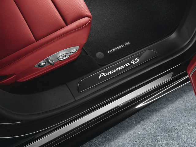 97004480020 - Exterior: 2014-2016 Porsche Panamera - Door Entry Guards In Carbon for Porsche: Panamera Image