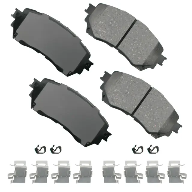 ACT1711 - : Akebono ProACT Ultra Premium Ceramic Disc Brake Pad Kit for AKEBONO Image