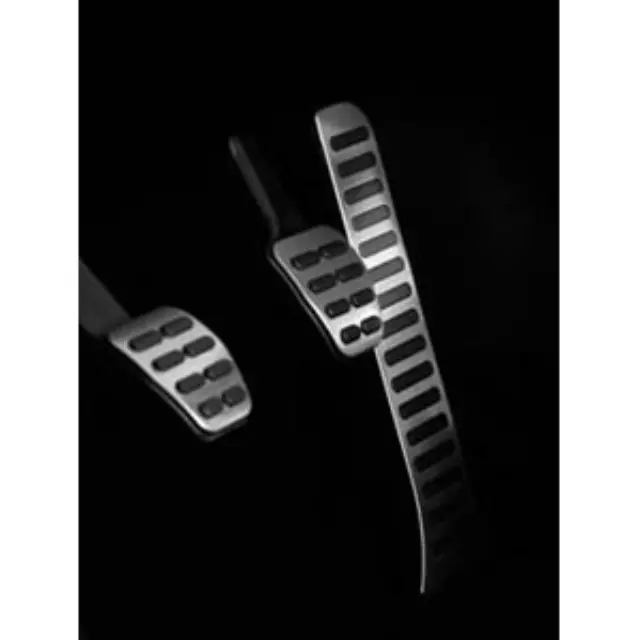 Sport Pedal Cap Set (Automatic) - Aluminum - Volkswagen (1K1-064-205-A)