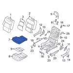 LB5Z7863805AA - Body: Cushion Cover for Ford: Explorer, Police Interceptor Utility Image