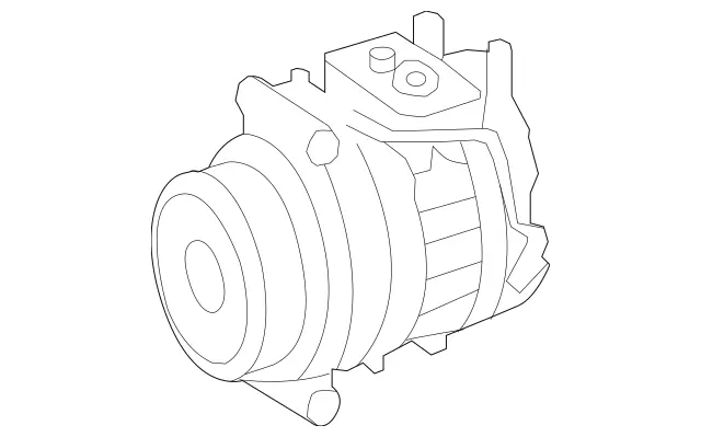 8303804 - : Refrigerant Compressor for Mercedes-Benz: S400 Image