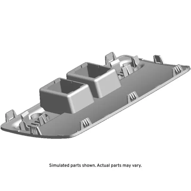 25964506 - : Light Titanium Roof Console Opening Trim Plate for Cadillac: SRX Image