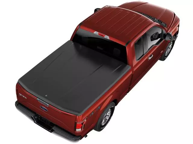 VFL3Z99501A42BA - : Tonneau Cover, Hard Textured By UnderCover, 1 Piece, 6.5 Bed, Black for Ford: F-150 Image