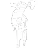 2116200416 - Cowl, Front Panel: Reinforcement for Mercedes-Benz Image