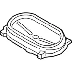 GD9Z18808T - Body: Pkg Tray Speaker for Lincoln: Continental Image