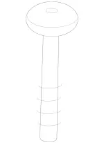 639528007164 - Engine: Air Cleaner Assembly Bolt for Mercedes-Benz Image