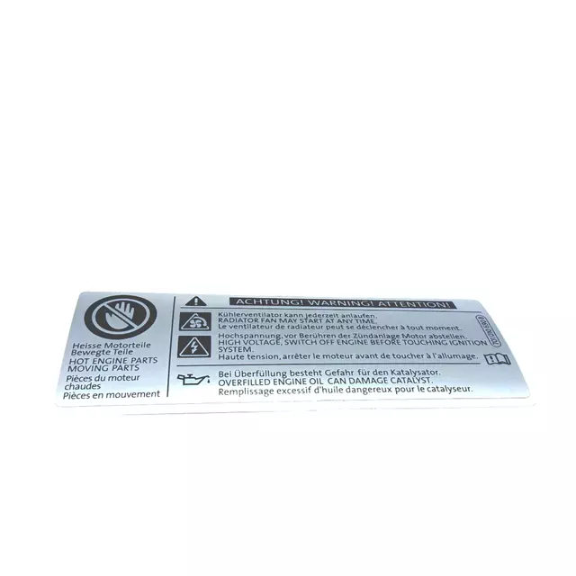 Caution Label - Volkswagen (701-010-002-AA)