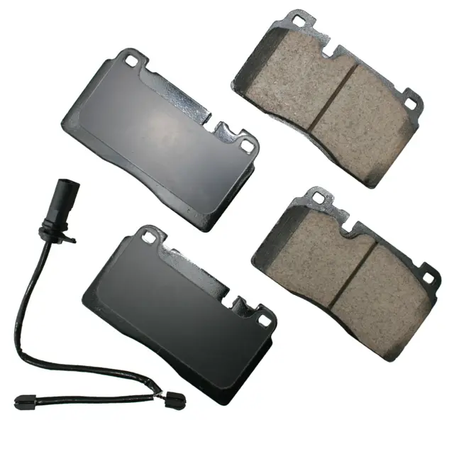 EUR1663A - : Akebono EURO Ultra Premium Ceramic Disc Brake Pad Kit for AKEBONO Image