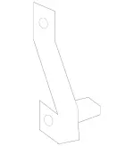 9064702181 - Emission System: Filler Neck Lower Bracket for Mercedes-Benz Image
