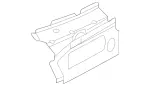 2316180261 - Substructure: Rear-End Floor for Mercedes-Benz: SL400, SL450, SL550, SL63 AMG, SL65 AMG Image