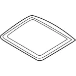 FA1Z58500A18C - : Sunroof Glass for Ford Image