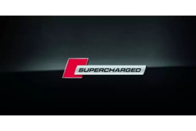 Supercharged Badge - Audi (4F0-853-601-A-2ZZ)