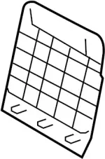 87640JK60B - : Seat Back Panel for Infiniti Image
