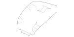 90668800087J69 - Steering: Upper Column Cover for Mercedes-Benz Image