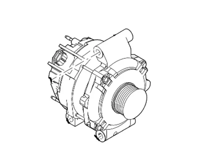 AU2Z10V346DVRM - : Remanufactured Alternator Assembly for Ford Image