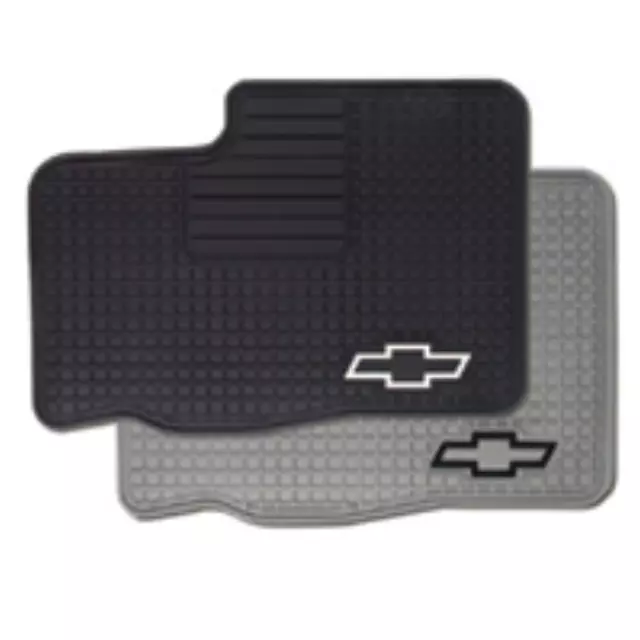 12495593 - Interior: Floor Mats, All Weather, Front for Chevrolet: Silverado 1500, Silverado 1500 Classic, Suburban 1500, Suburban 2500, Tahoe Image