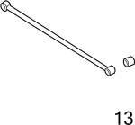 5513511C00 - Suspension: Lateral Arm Bushing for INFINITI: QX4 Image