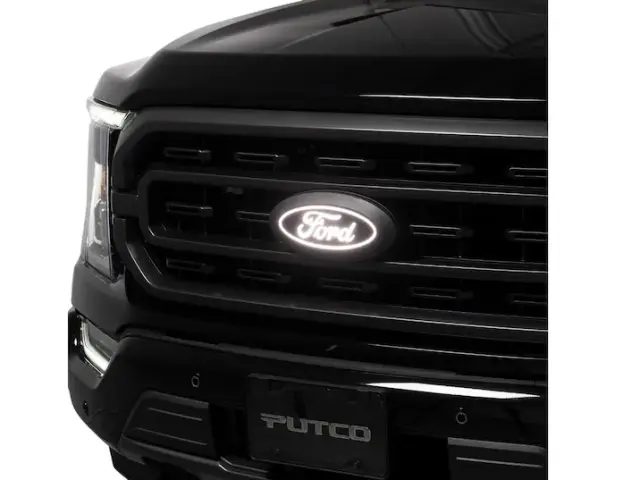VML3Z8A224H - Exterior: Lighted Ford Oval Front Halogen &amp; Led for Ford: F-150 Image