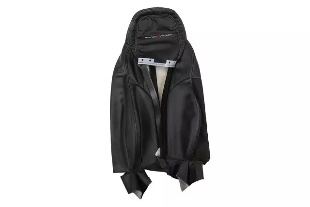 19250497 - : Ebony and Charcoal Gray Passenger Seat Back Cover for GM Image