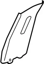 769145W900 - : Center Pillar Trim for INFINITI: QX4 Image