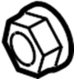 8049740U0A - Body: Impact Bar Nut for Infiniti Image