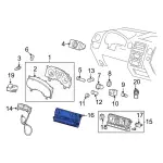 7L3Z19980A - Body: Heater Control for Ford: F-150, F-150 Heritage | Lincoln: Mark LT Image