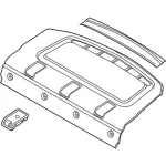DM5Z5446668BF - Body: Pkg Tray Trim for Ford: Focus Image