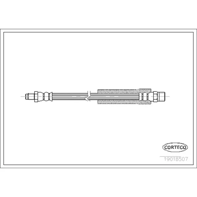 19018507 - : Corteco Brake Hydraulic Hose for Corteco Image