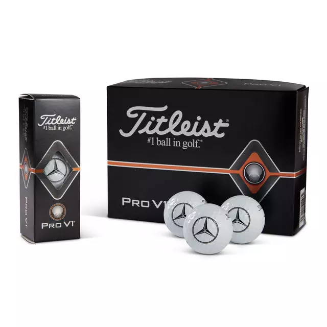 144533000 - : Mer Titleist Pro V1 Golf Balls White for Mercedes-Benz Image