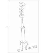 2103236000 - : Suspension Shock Absorber for Mercedes-Benz: E 320, E 430 Image