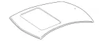 2166500009 - Roof: Paneling, Roof for Mercedes-Benz: CL550, CL600, CL63 AMG, CL65 AMG Image