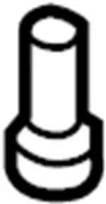 62284VE000 - Body: Bumper Cover Grommet for Infiniti Image