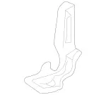 2036202431 - Cowl, Front Panel: Console for Mercedes-Benz: 180C, C230, C240, C280, C32 AMG, C320, C350 Image