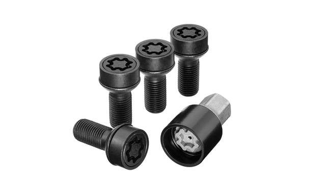 19901707 - Wheels and Accessories: Anti-Theft Wheel Bolt for Mercedes-Benz: 350SD, AMG GT 43, AMG GT 53, AMG GT 63, AMG GT 63 S, AMG GT 63 S E Performance, CLS450, CLS53 AMG, E300, E350, E400, E43 AMG, E450, E53 AMG, E63 AMG S, EQB 250+, EQB 300, EQB 350, EQE 350, EQE 350 SUV, EQE 350+, EQE 350+ SUV, EQE 500, EQE 500 SUV, EQE AMG, EQE AMG SUV, EQS 450, EQS 450+, EQS 580, EQS AMG, G550, G63 4x4 Squared AMG, G63 AMG, GL350, GL450, GL550, GL63 AMG, GLC300, GLC350e, GLC43 AMG, GLC63 AMG, GLC63 AMG S, GLC63 AMG S E Performance, GLE300d, GLE350, GLE400, GLE43 AMG, GLE450 AMG, GLE550e, GLE63 AMG, GLE63 AMG S, GLK250, GLK350, GLS350d, GLS450, GLS550, GLS63 AMG, Maybach S550, Maybach S560, Maybach S580, Maybach S600, Maybach S650, Maybach S680, ML250, ML350, ML400, ML550, ML63 AMG, S450, S500, S550, S550e, S560, S580, S580e, S600, S63 AMG, S63 AMG E Performance, S65 AMG Image