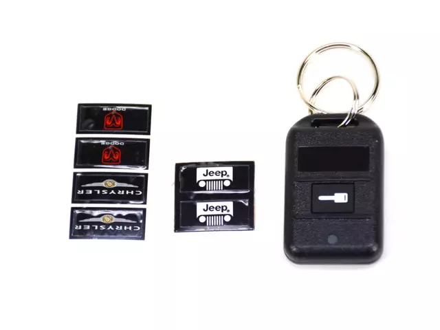 5140472AA - Mopar Accessories - Component Parts: Transmitter for Chrysler: 300, Aspen, Pacifica, PT Cruiser, Sebring, Town &amp; Country | Dodge: Caliber, Caravan, Charger, Dakota, Durango, Grand Caravan, Magnum, Neon, Nitro, Ram 1500, Ram 2500, Ram 3500, Stratus | Jeep: Commander, Compass, Grand Cherokee, Liberty, Patriot, Wrangler Image