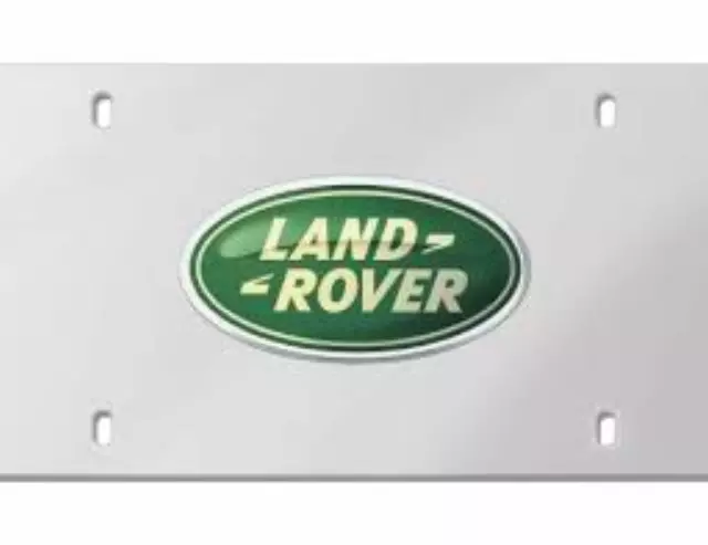 VPLDY0100 - Exterior: License Plate, Land Rover Logo for Land Rover: Defender 110, Defender 90, Discovery, Discovery Sport, LR2, LR3, LR4, Range Rover, Range Rover Evoque, Range Rover Sport, Range Rover Velar Image