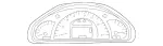 4635406911 - : Instrument Cluster for Mercedes-Benz Image