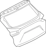 K01005NAMA - Body: Lift Gate for INFINITI: QX50 Image