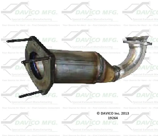 19264 - : Direct Fit Catalytic Converter for DAVICO CONVERTERS Image