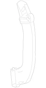 2045460761 - : Cable Duct for Mercedes-Benz: C250, C300, C350, E550, GLK250, GLK350 Image