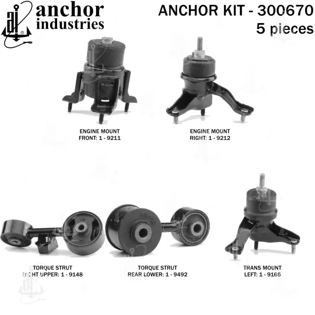 300670 - : Anchor Engine Mount Kit for Anchor Image